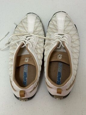 FootJoy White & Tan Women's Athletic Shoes